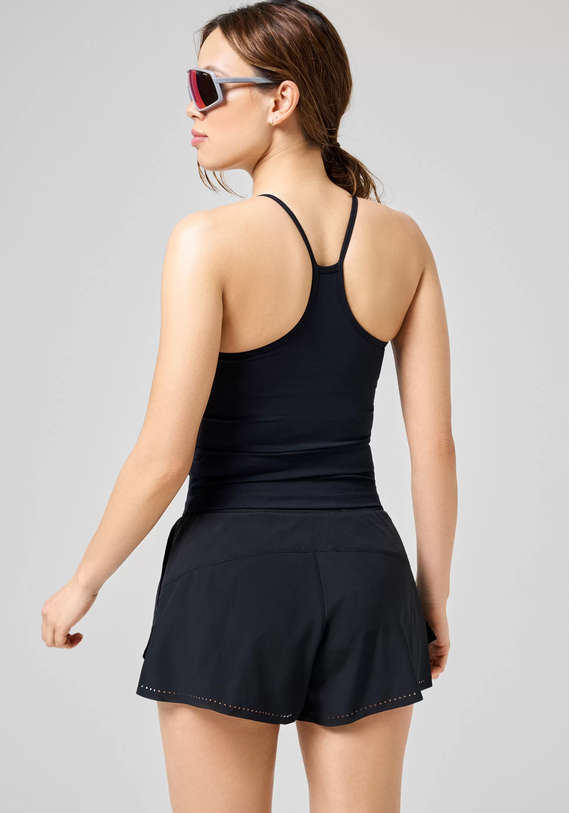 Casall Singleter>Built-In-Bra Halterneck Tank -