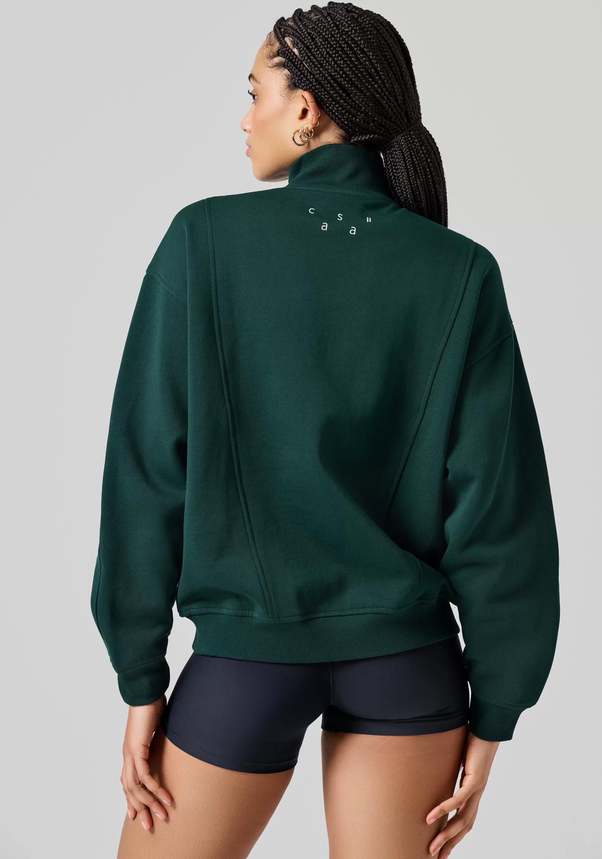 Casall Gensere>Comfy Full Zip Sweater -