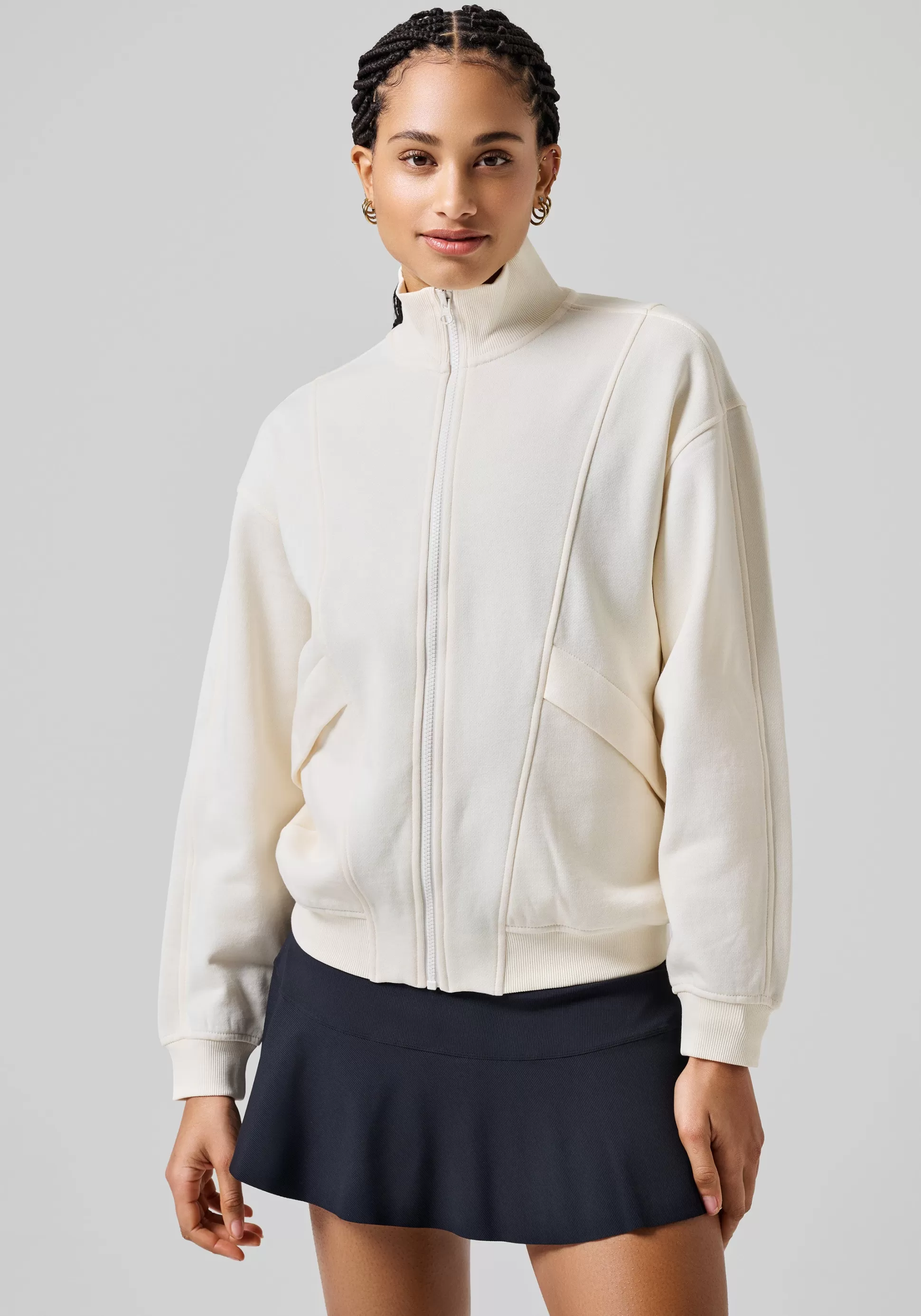 Casall Gensere>Comfy Full Zip Sweater -