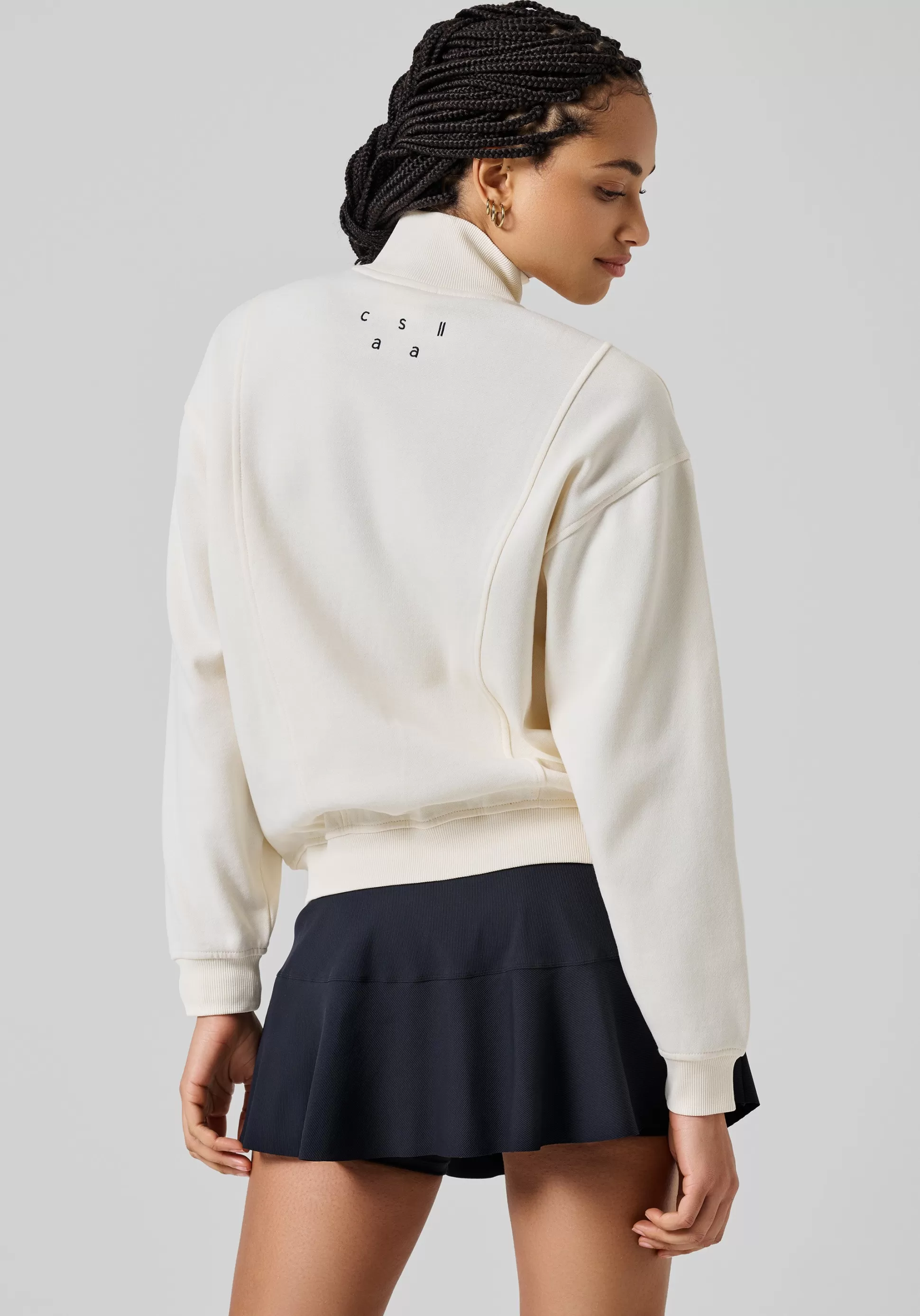 Casall Gensere>Comfy Full Zip Sweater -