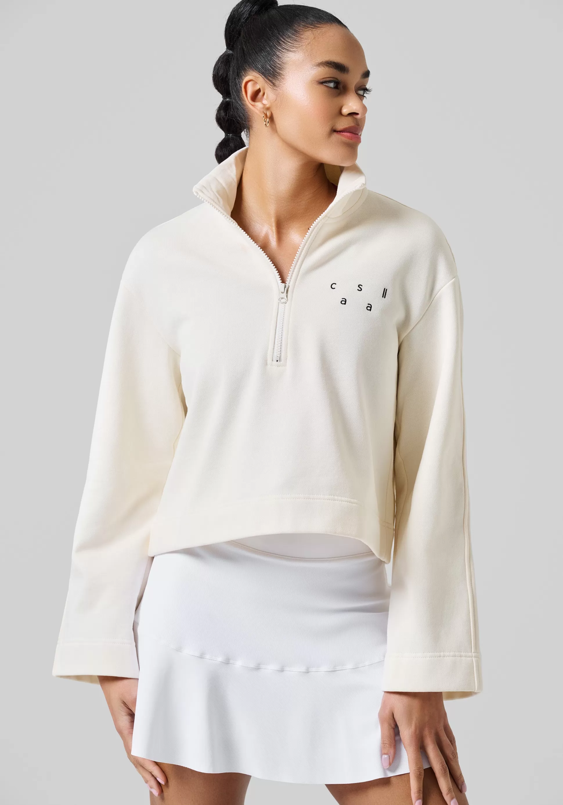 Casall Gensere>Comfy Half Zip Sweater -