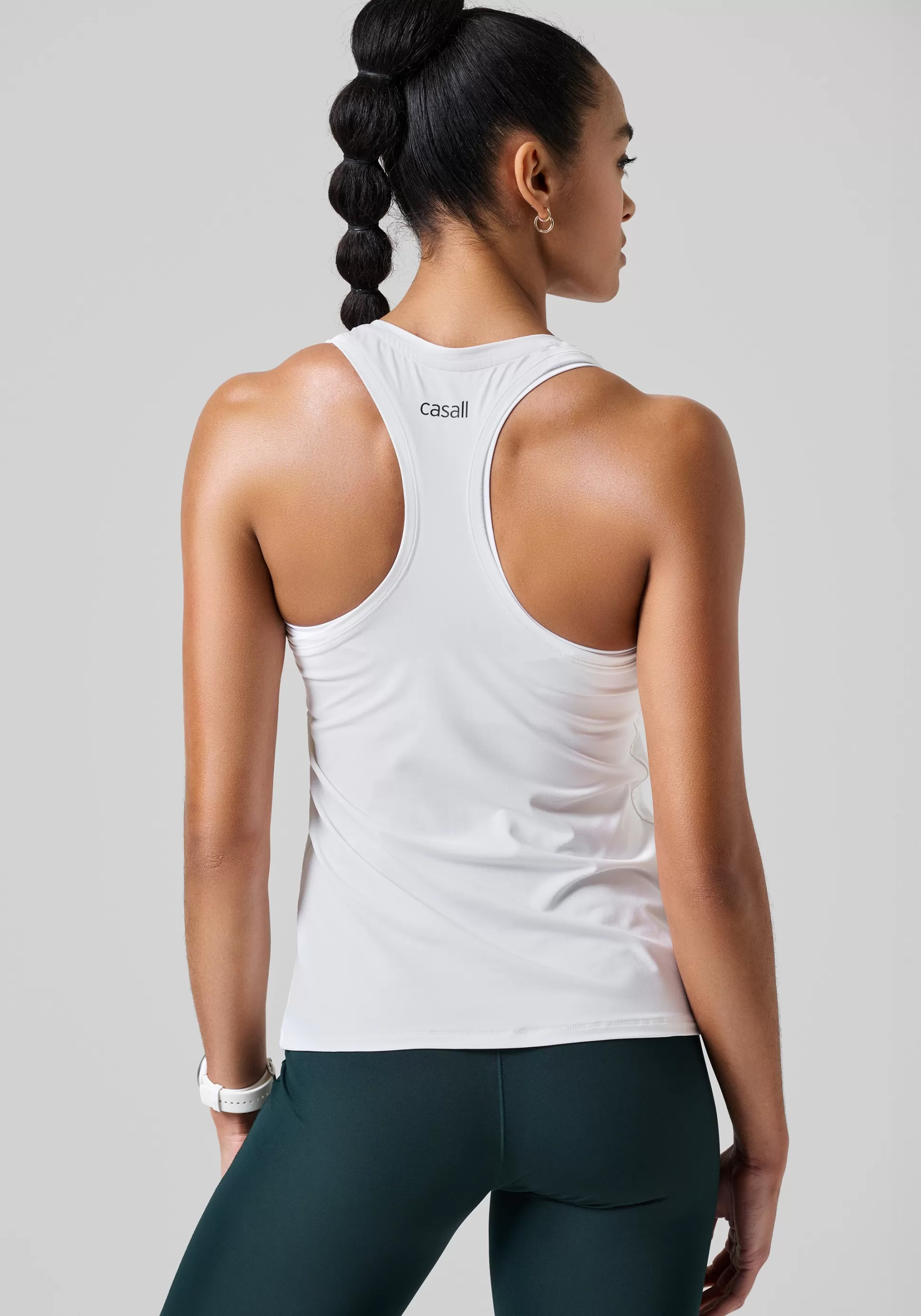 Casall Singleter>Essential Racerback Tank -