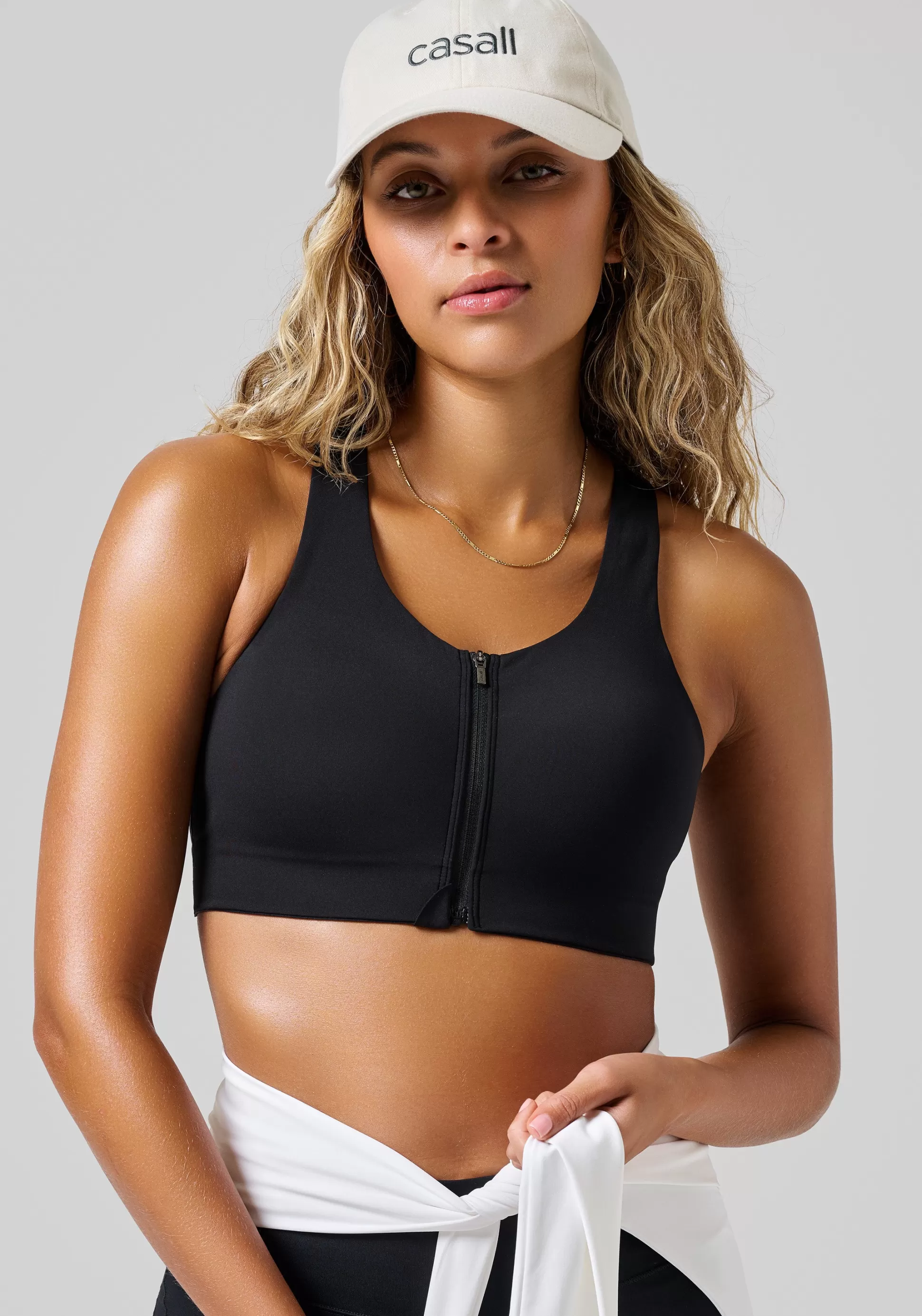 Casall Sports-Bh>Impact Zip Sports Bra -