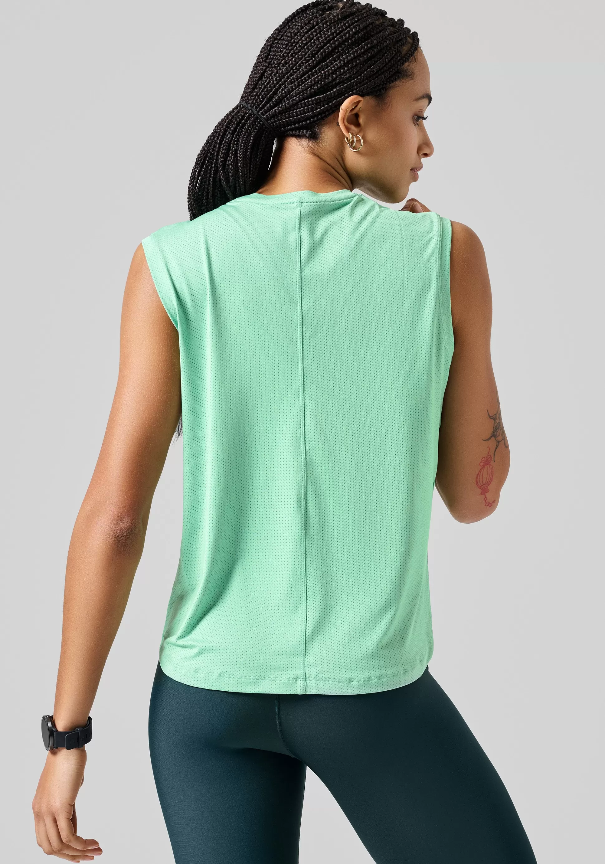 Casall Singleter>Laser Mesh Muscle Tank -