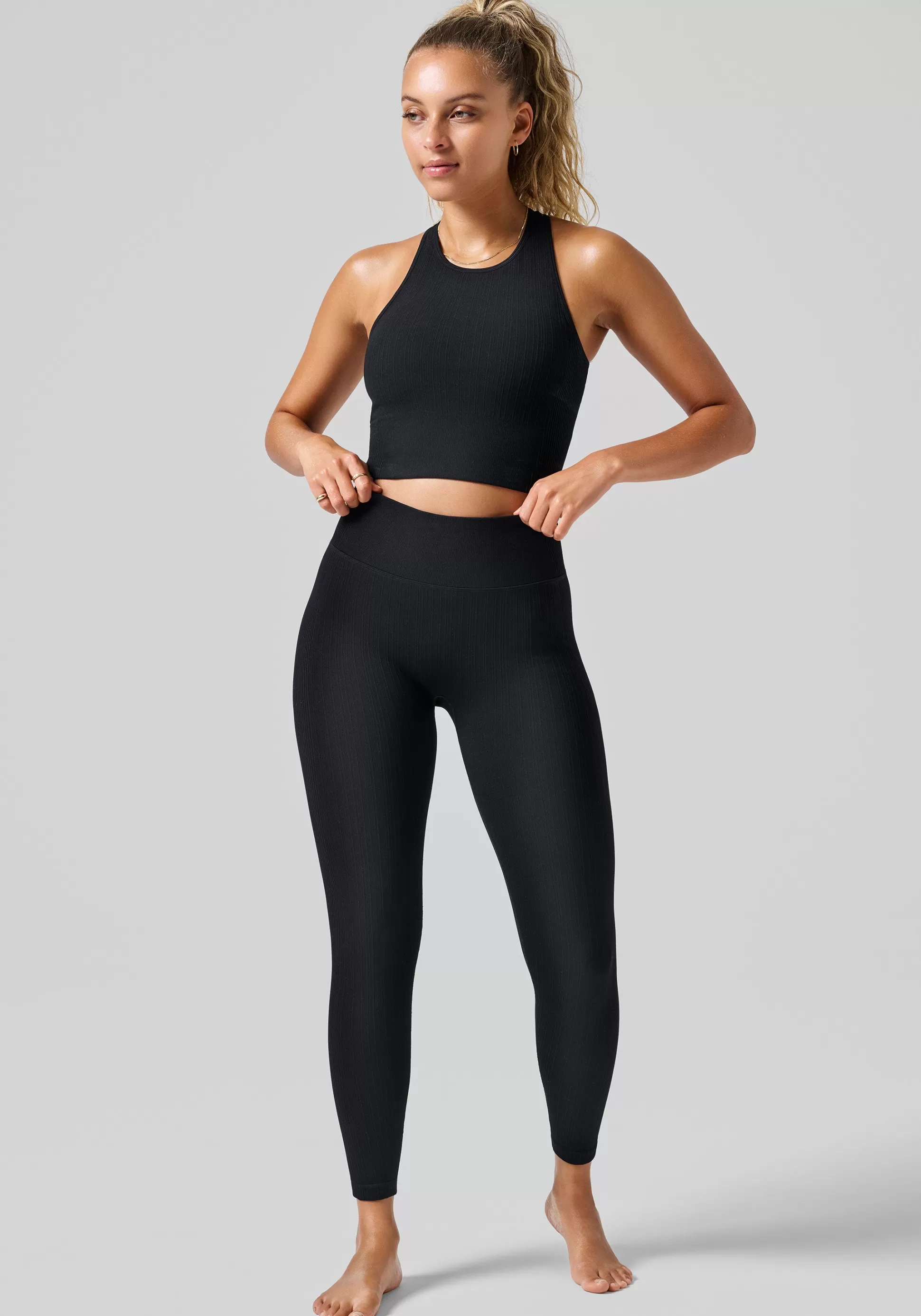 Casall Tights>Multi Rib Seamless High Waist Tights -