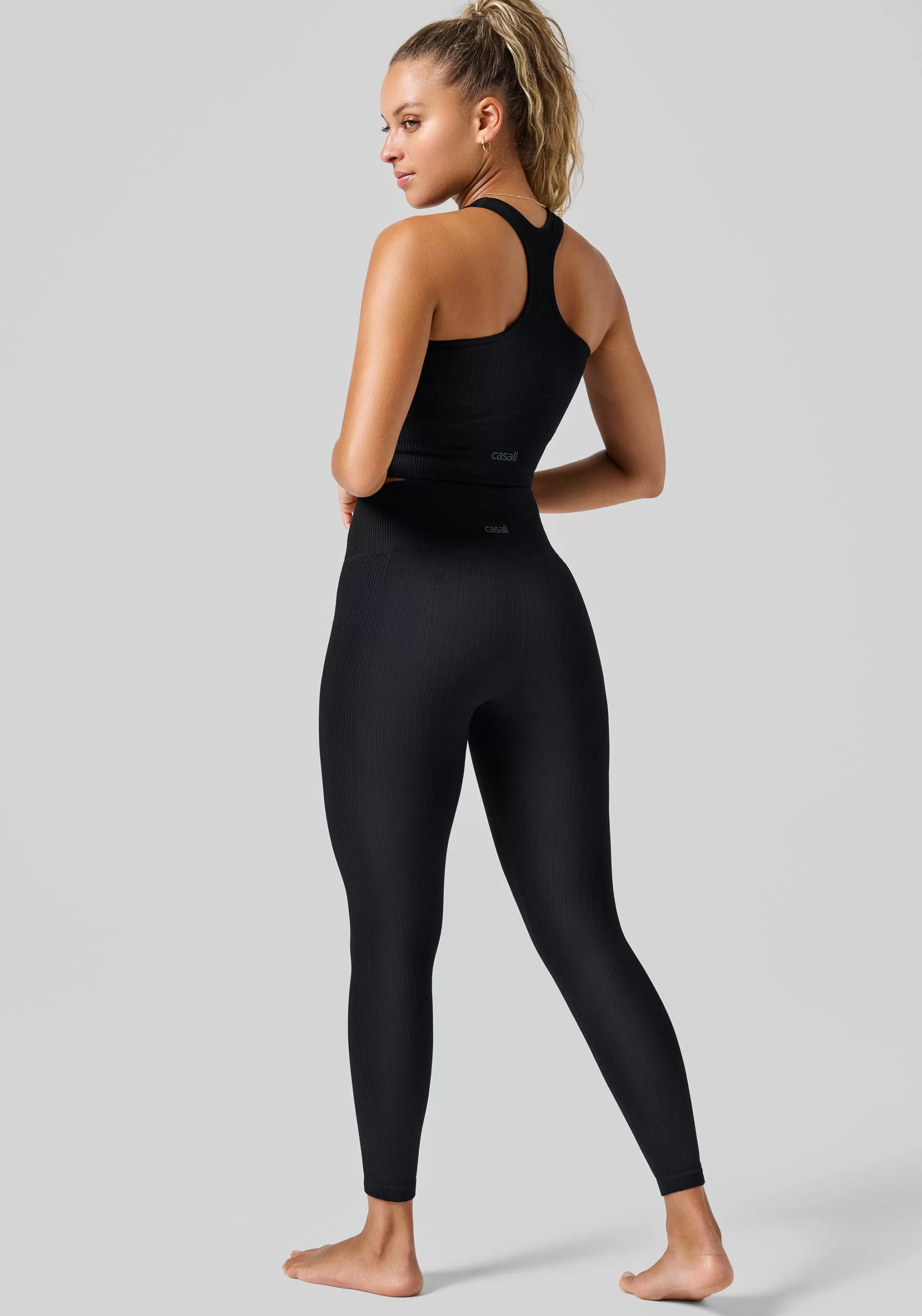 Casall Tights>Multi Rib Seamless High Waist Tights -