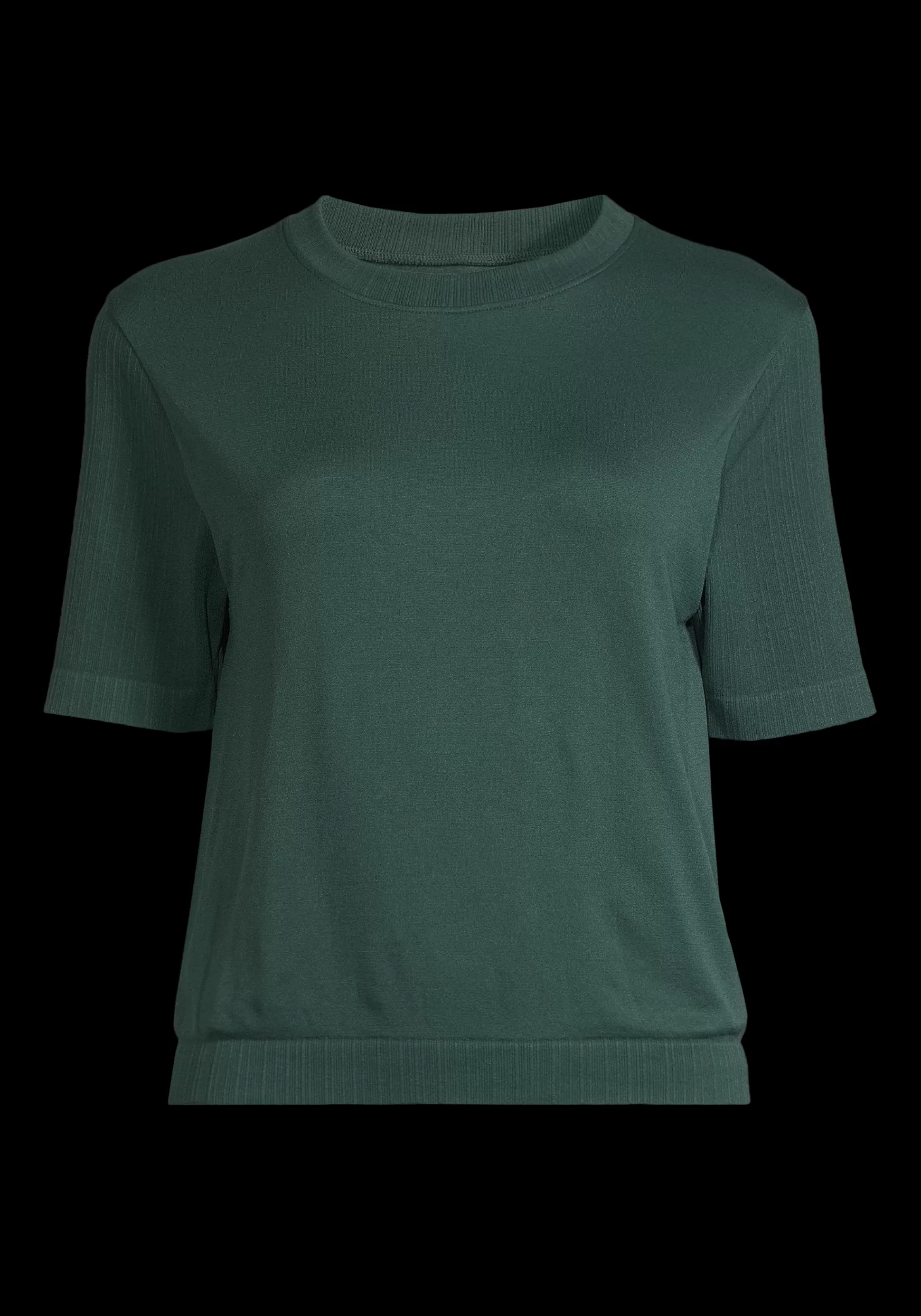 Casall Singleter>Seamless Rib Sleeve Tee -