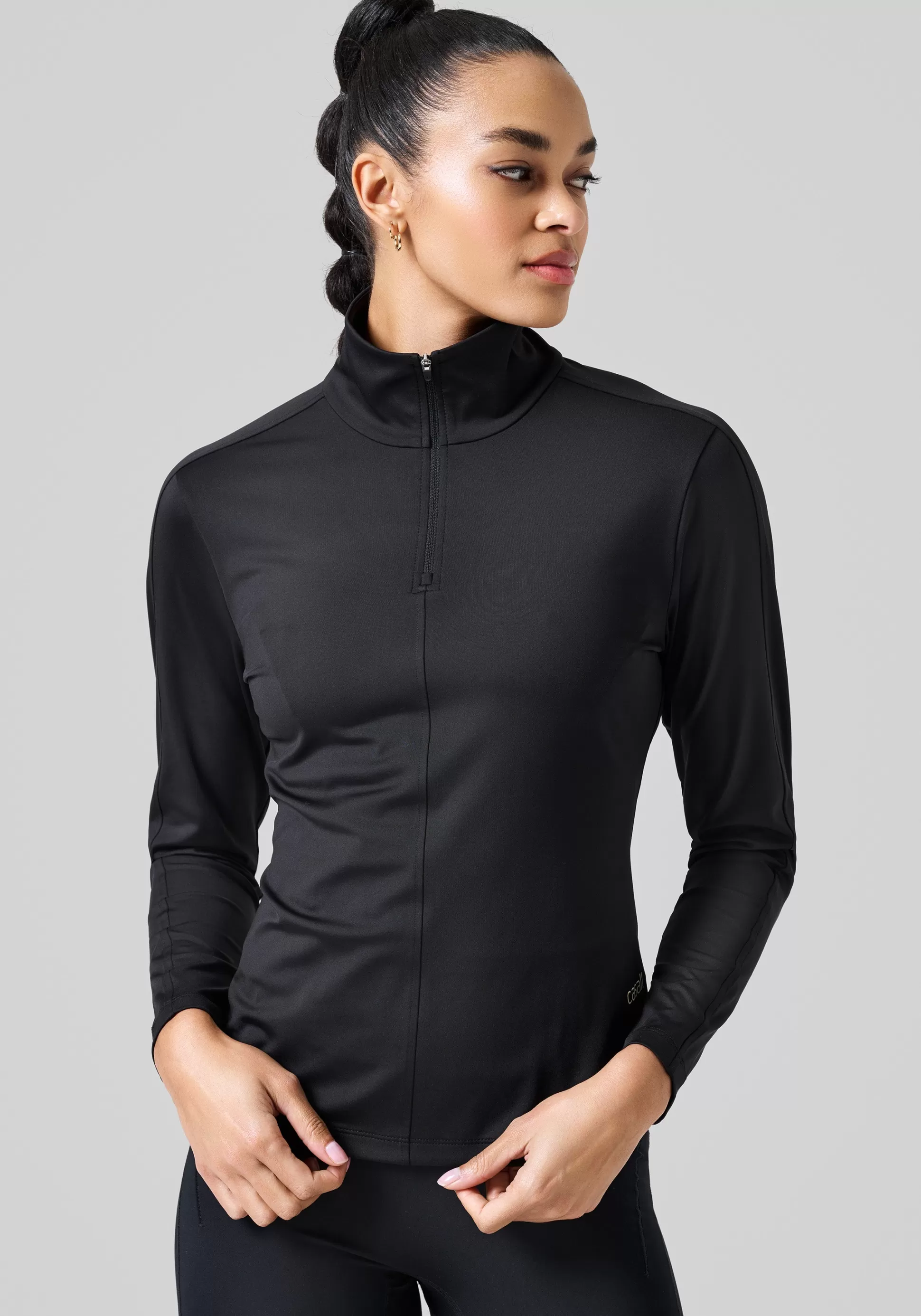 Casall Gensere | Singleter>Serene Half Zip Long Sleeve -