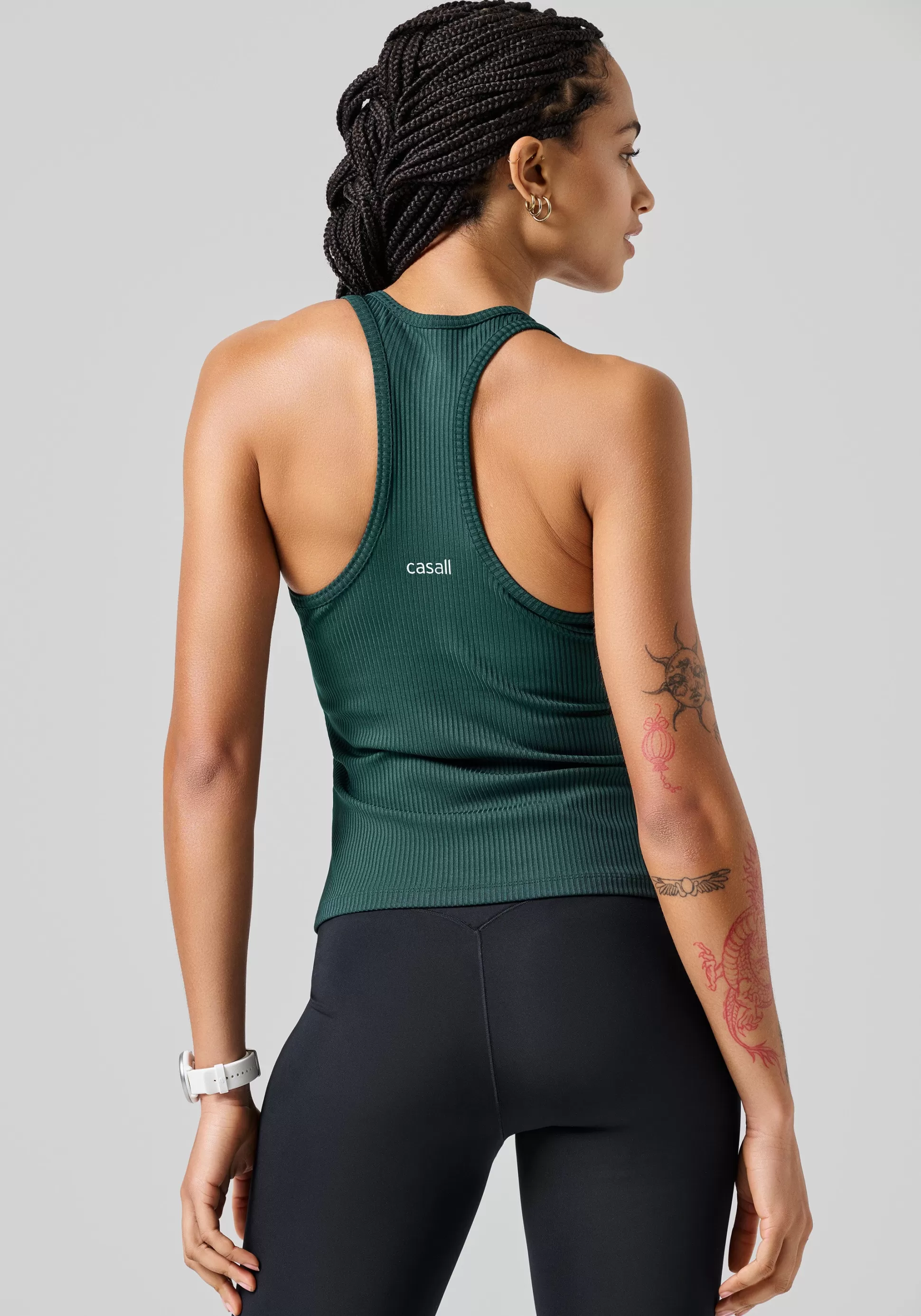 Casall Singleter>Signified Rib Tank -