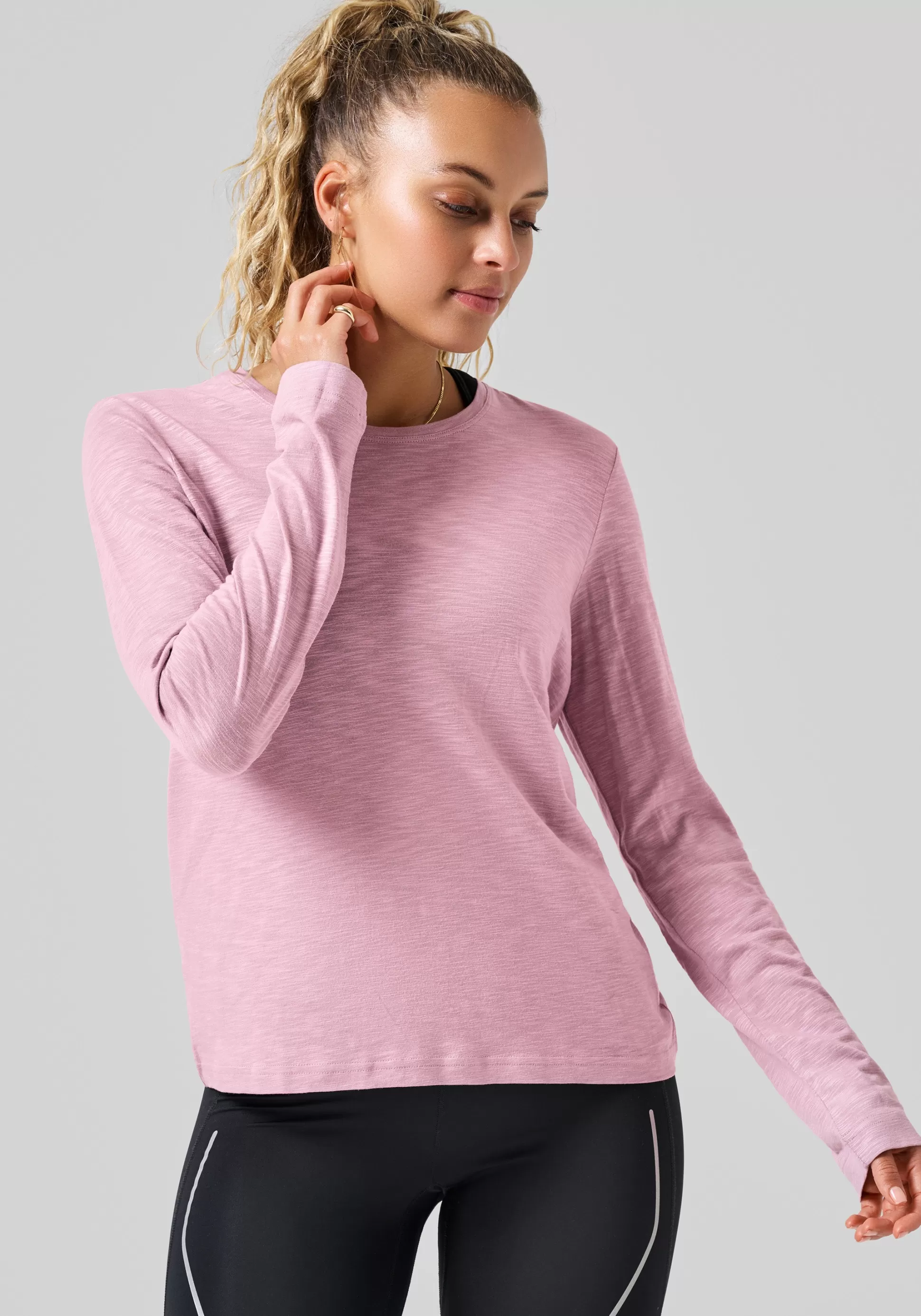 Casall Gensere>Soft Texture Long Sleeve -