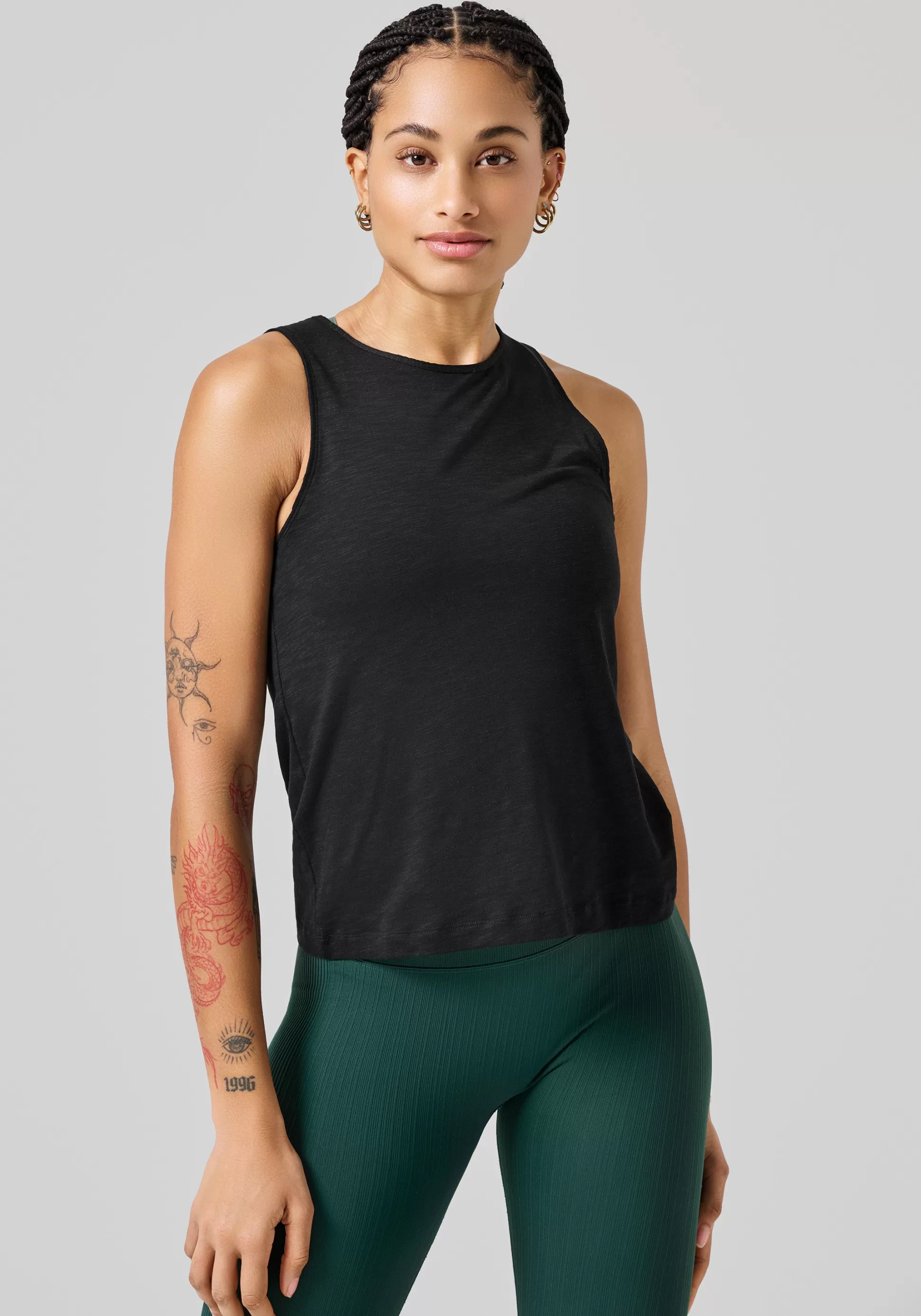 Casall Singleter>Soft Texture Tank -