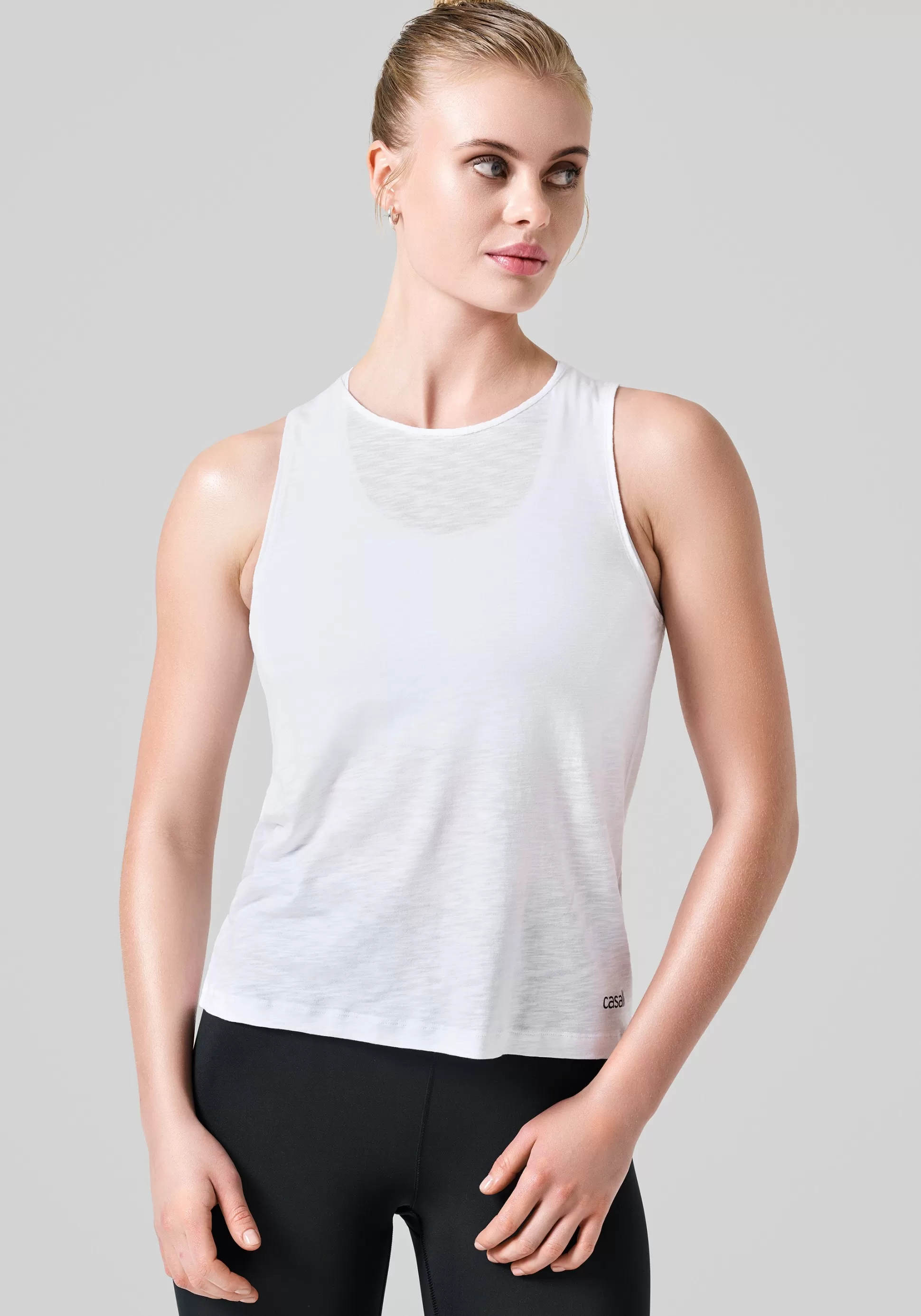 Casall Singleter>Soft Texture Tank -