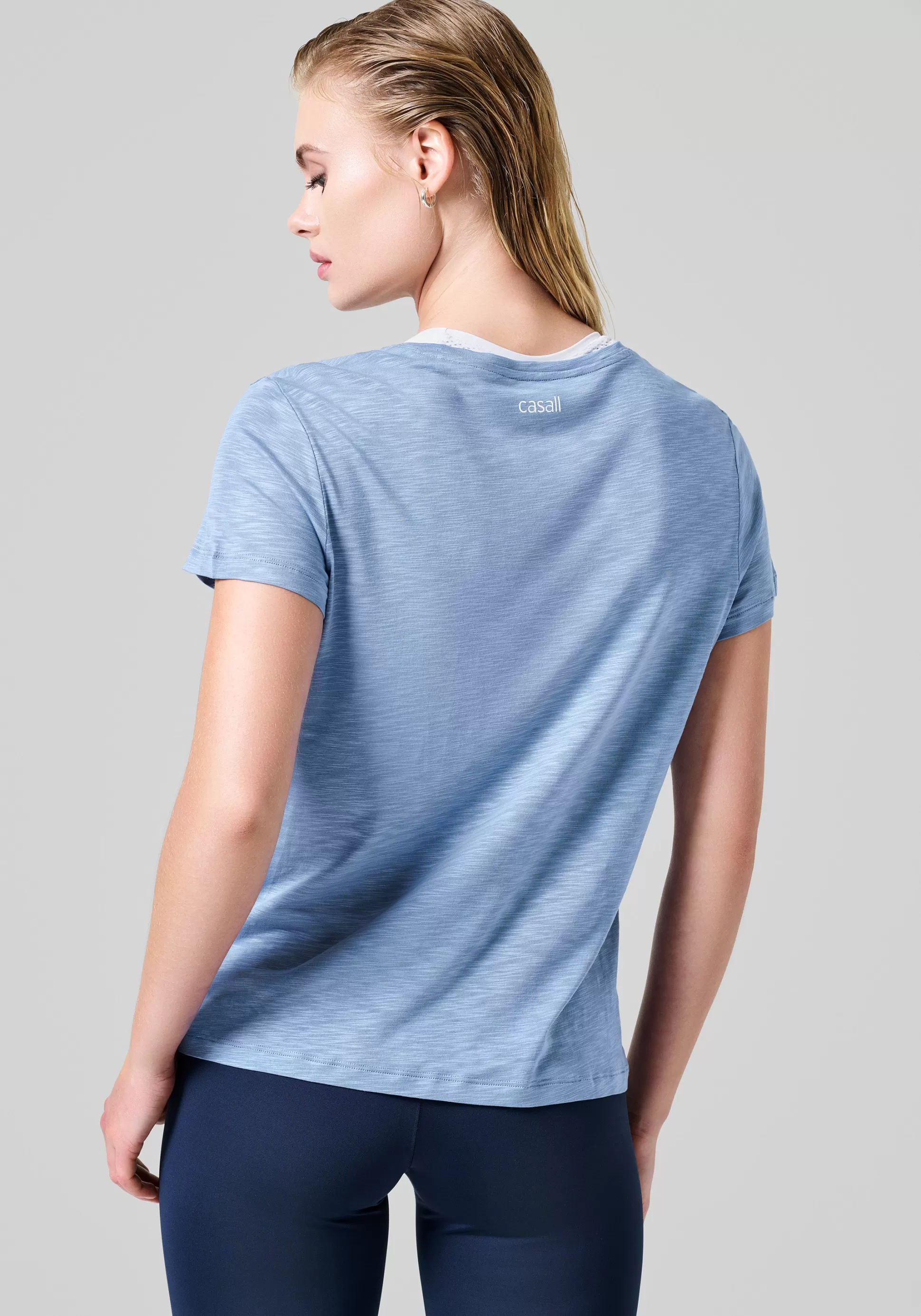 Casall T-Skjorter>Soft Texture Tee -